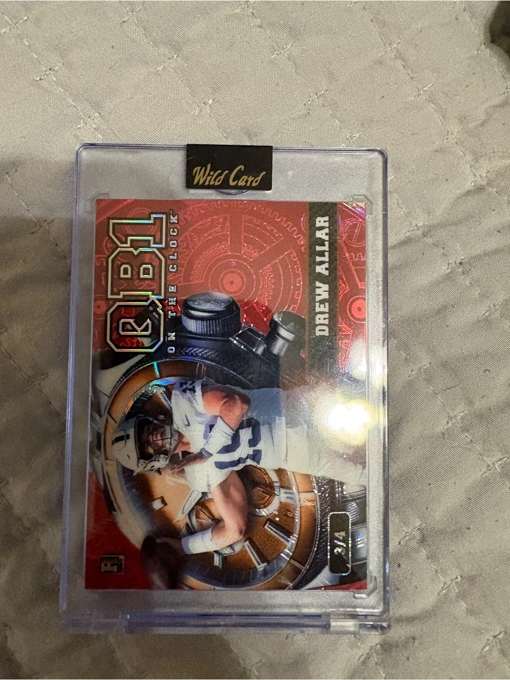 2020 RBLX Elite Drew Allar Football Card - Red Holo